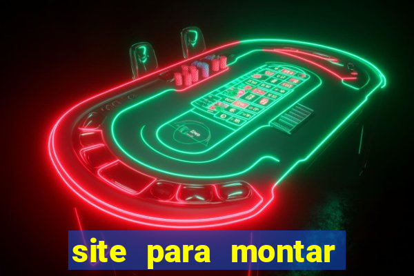 site para montar time de futebol